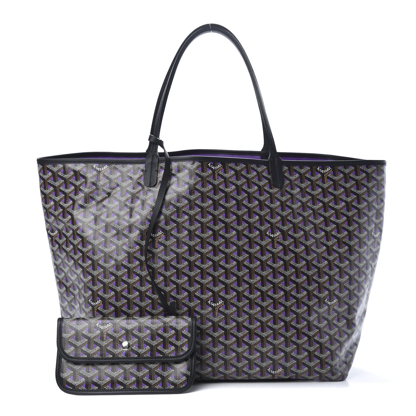 Goyardine Saint Louis Claire Voie GM Black Purple