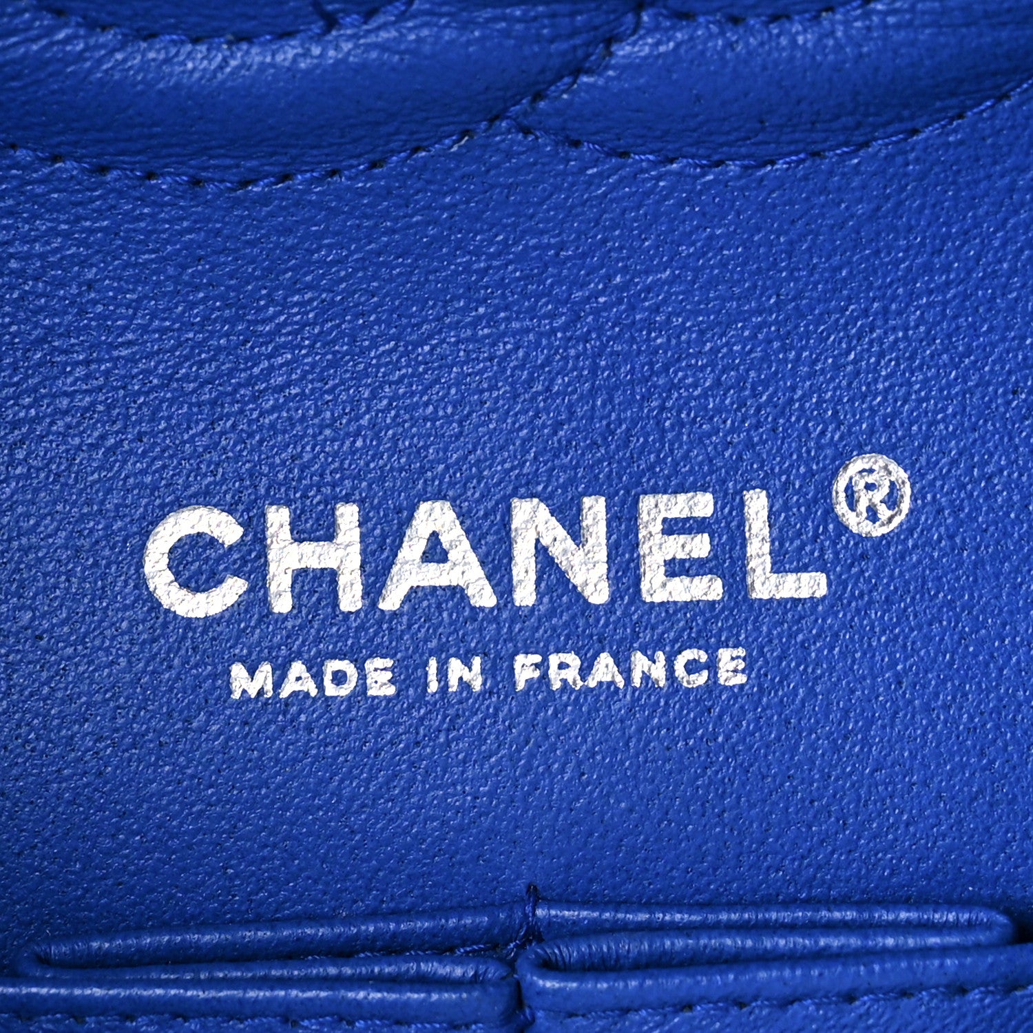 Chanel Lambskin Quilted Medium Double Flap Blue 6 of 9