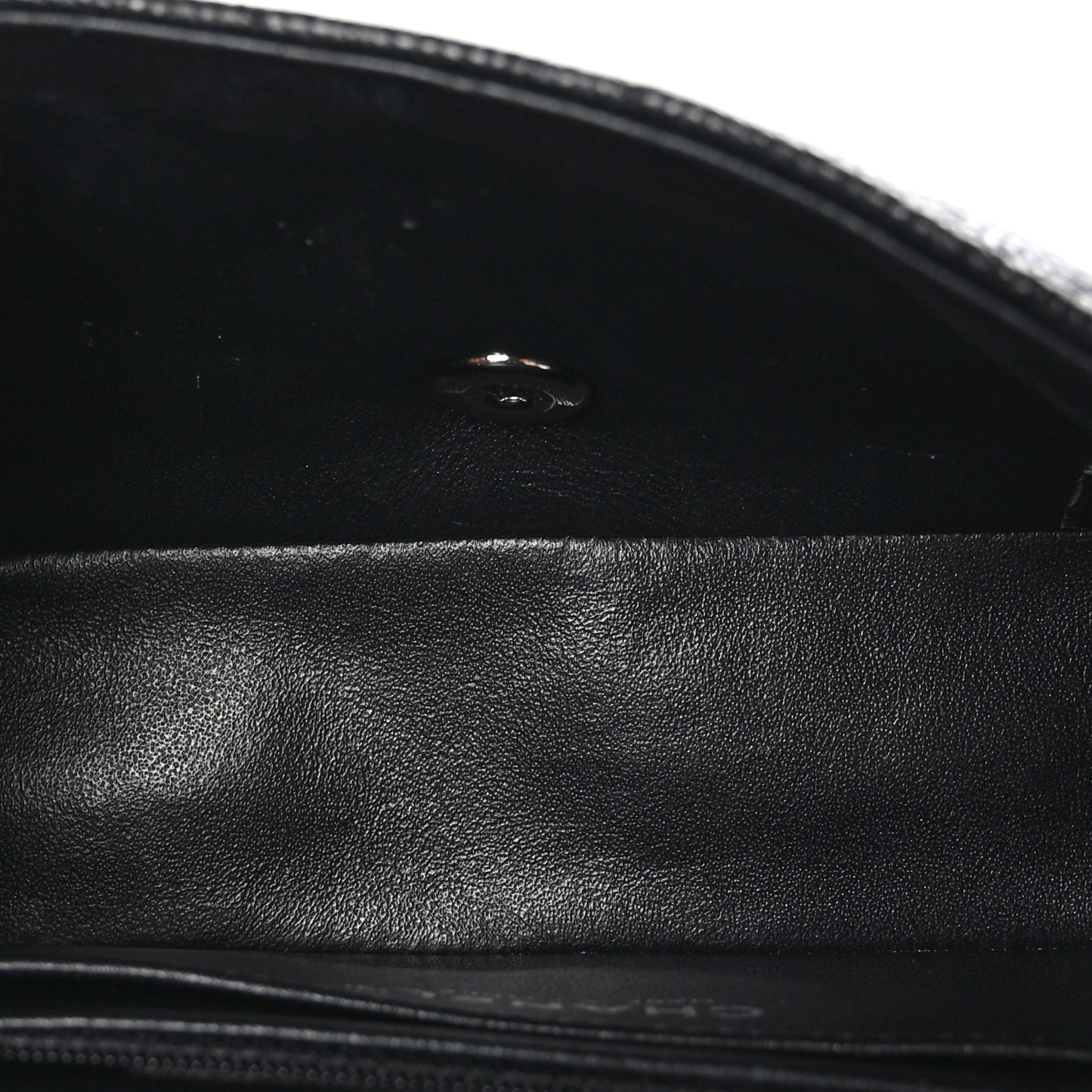 Caviar Quilted Mini Rectangular Flap Black