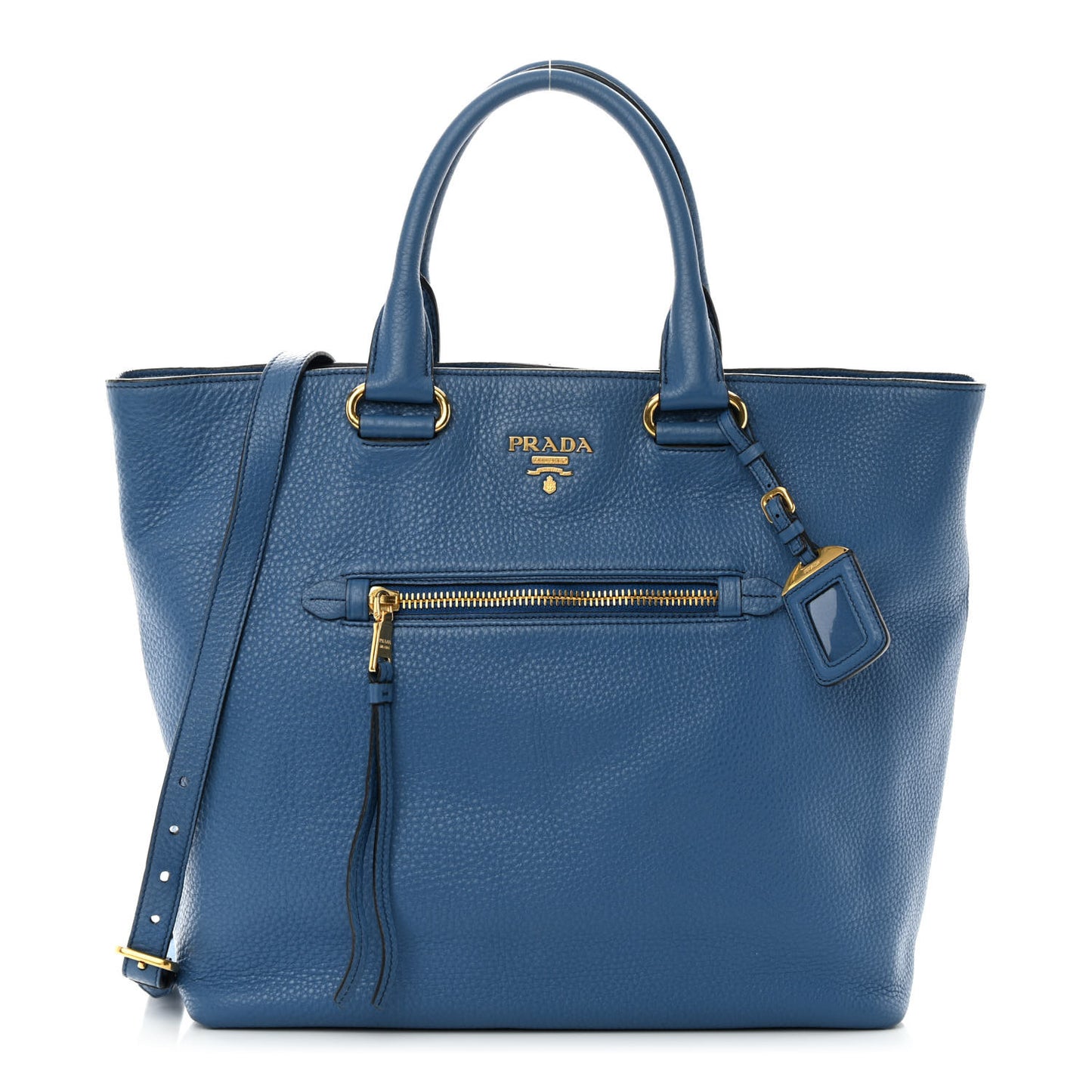 Vitello Daino Shopping Tote Inchiostro