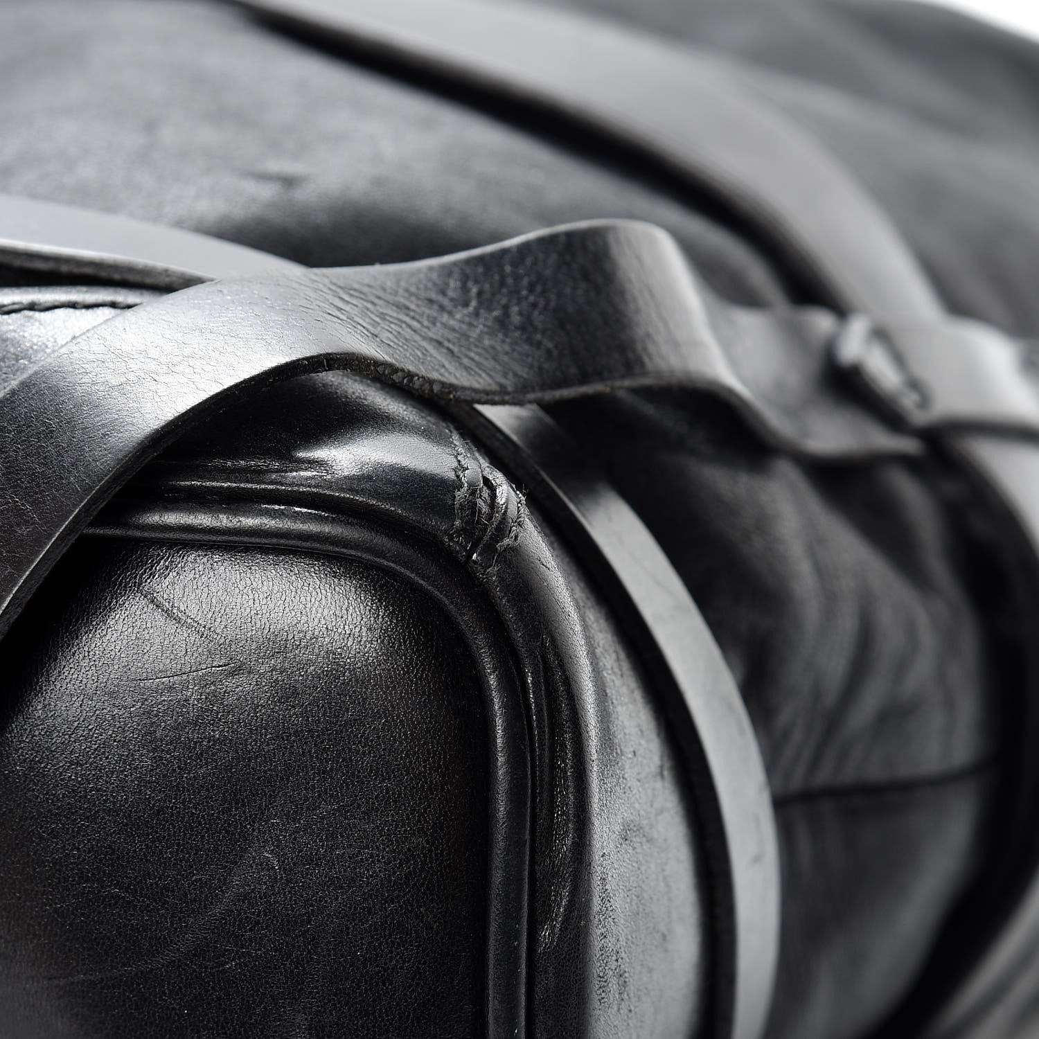 Burberry Soft Lambskin Bridle Calfskin Medium Gosford Hobo Black 11 of 19