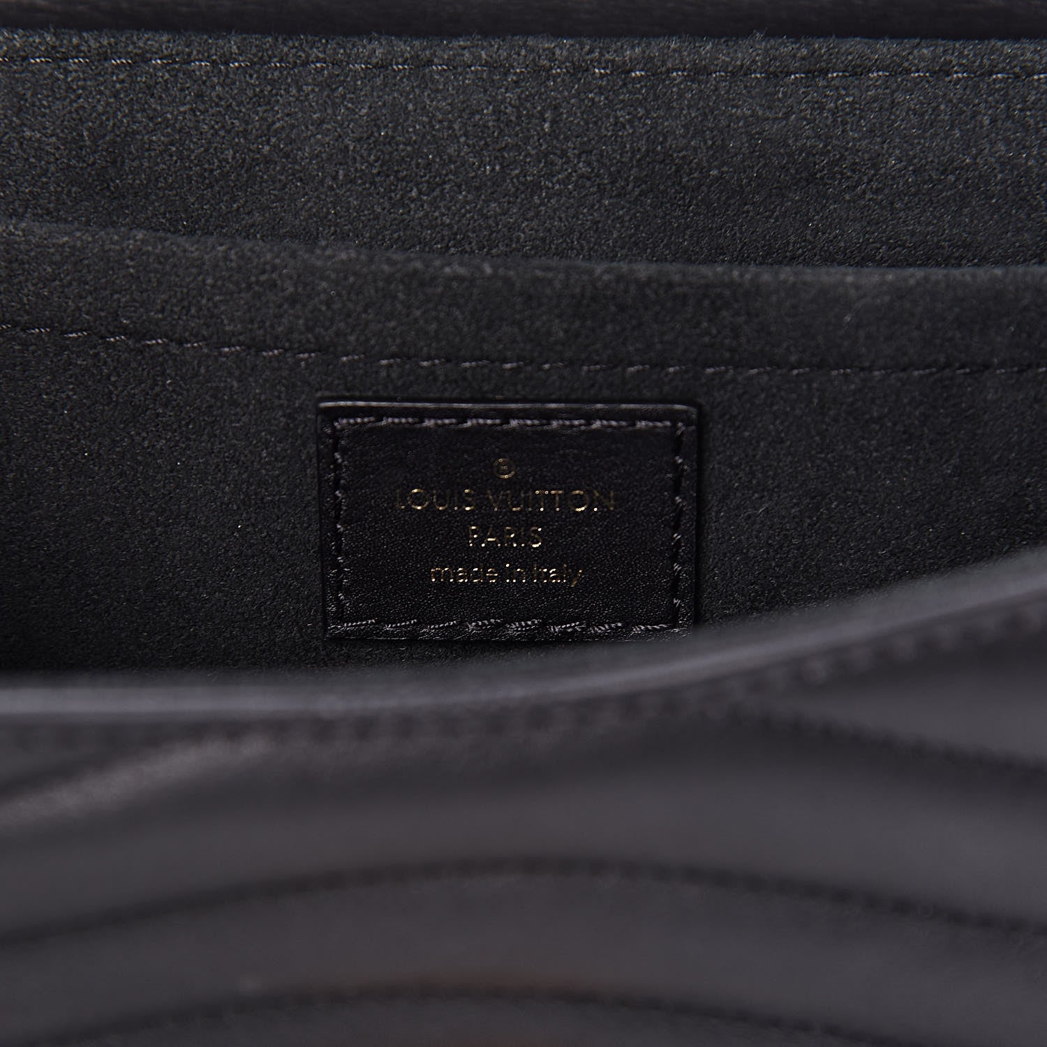 Louis Vuitton Calfskin New Wave Chain MM Black 6 of 13