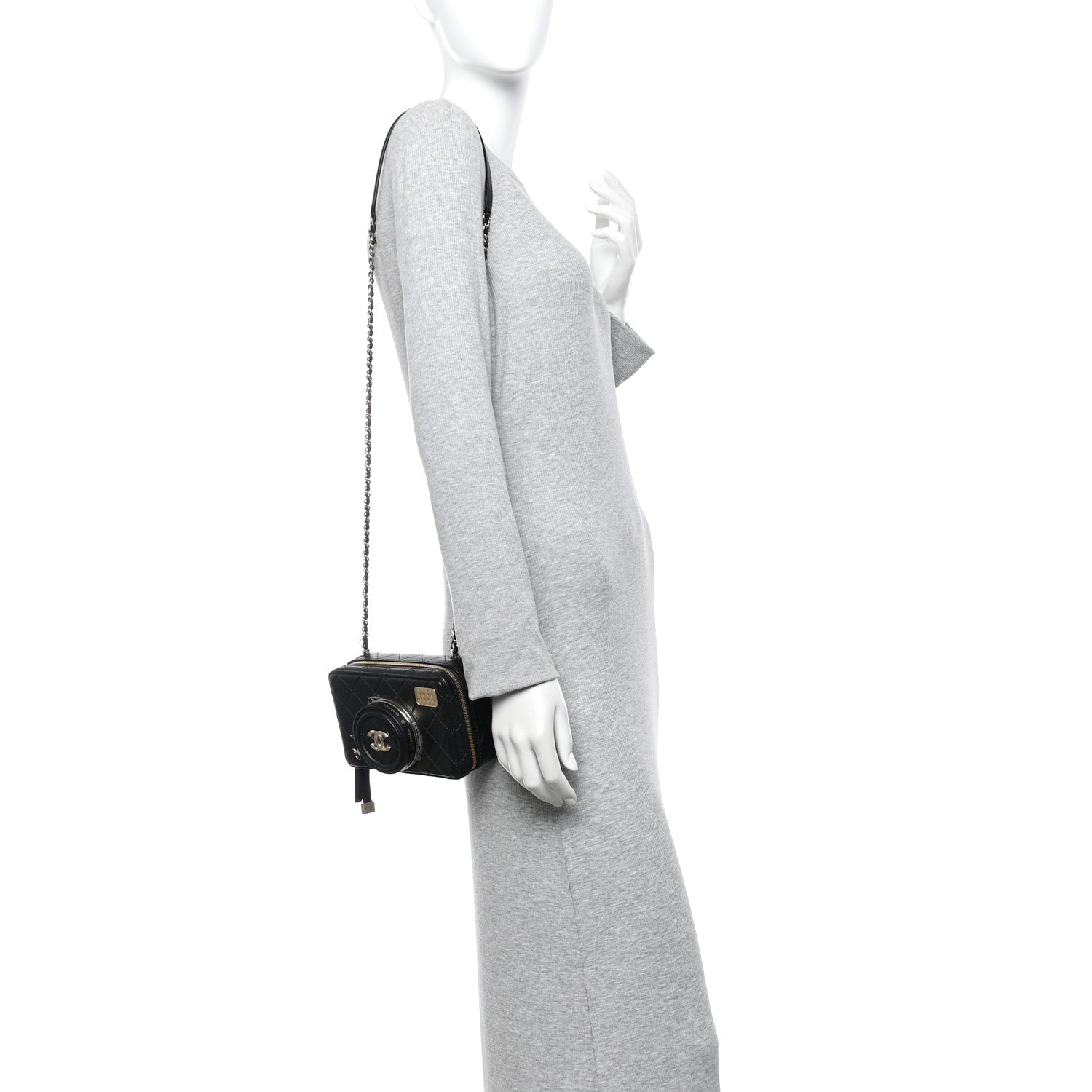 Chanel Lambskin Quilted Coco Click Bag Black 2 of 11