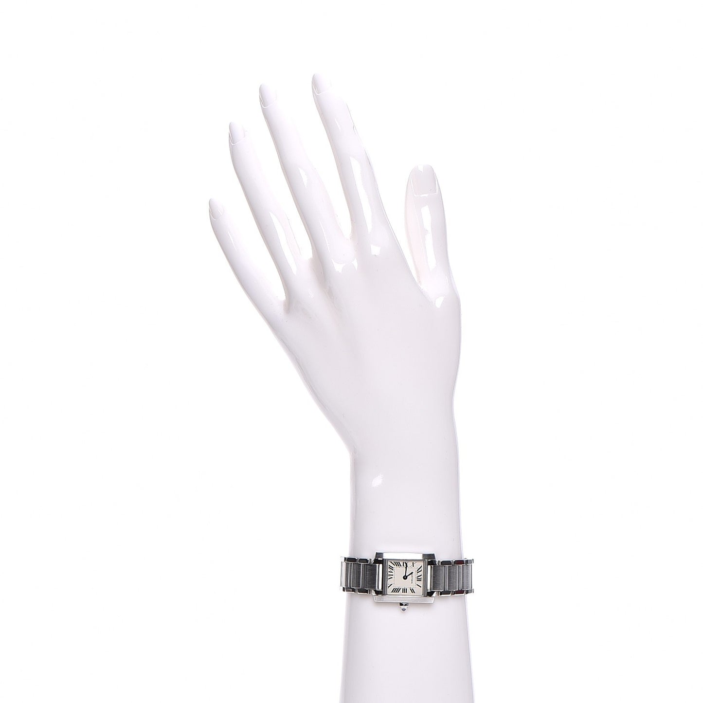 Stainless Steel 20mm Tank Francaise Quartz Watch