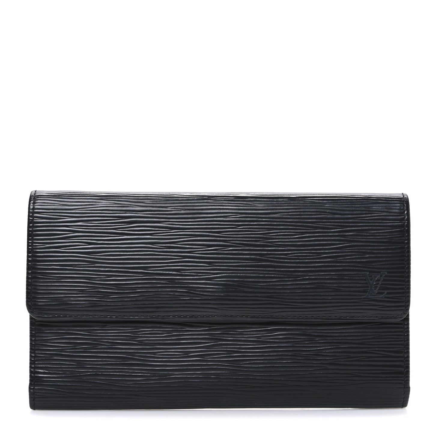 Epi Porte Tresor International Wallet Black