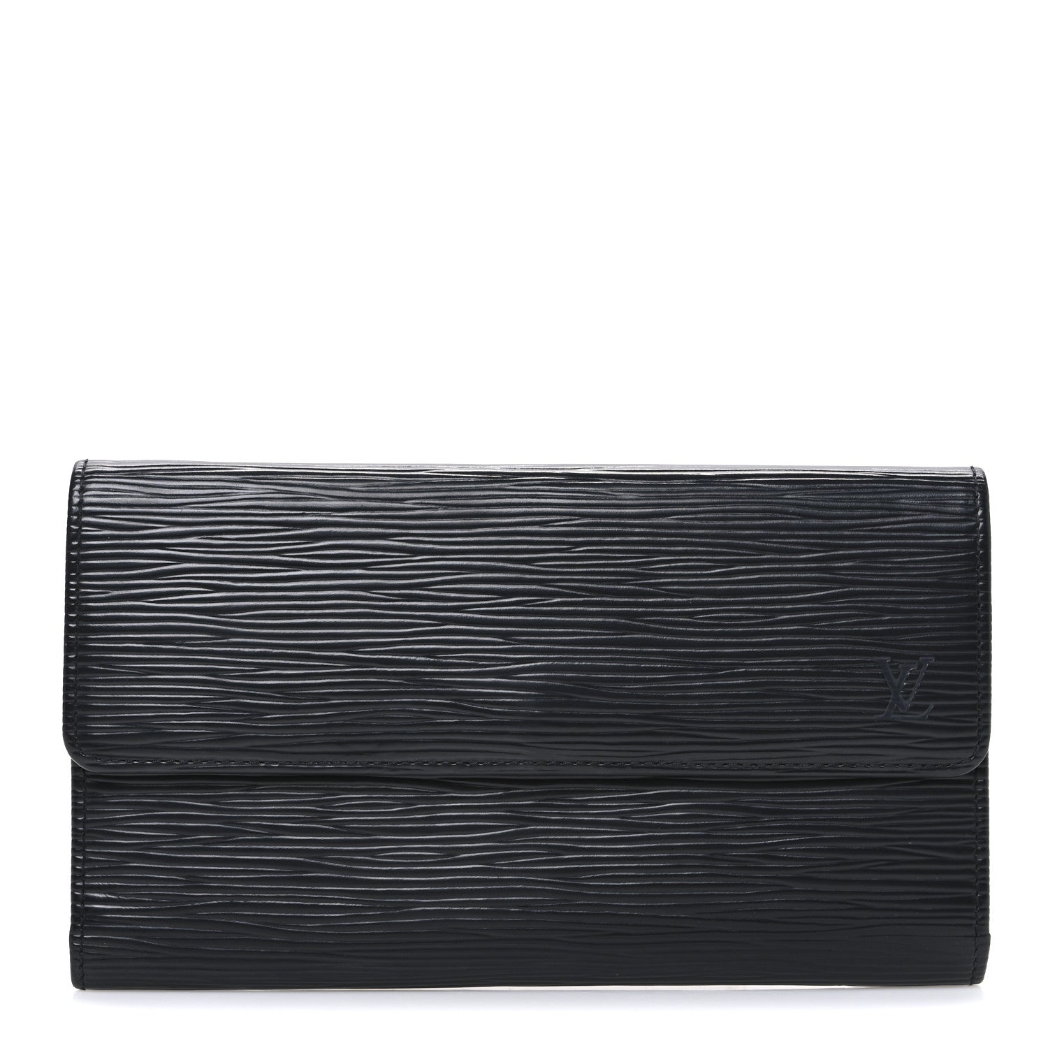 Louis Vuitton Epi Porte Tresor International Wallet Black 1 of 7