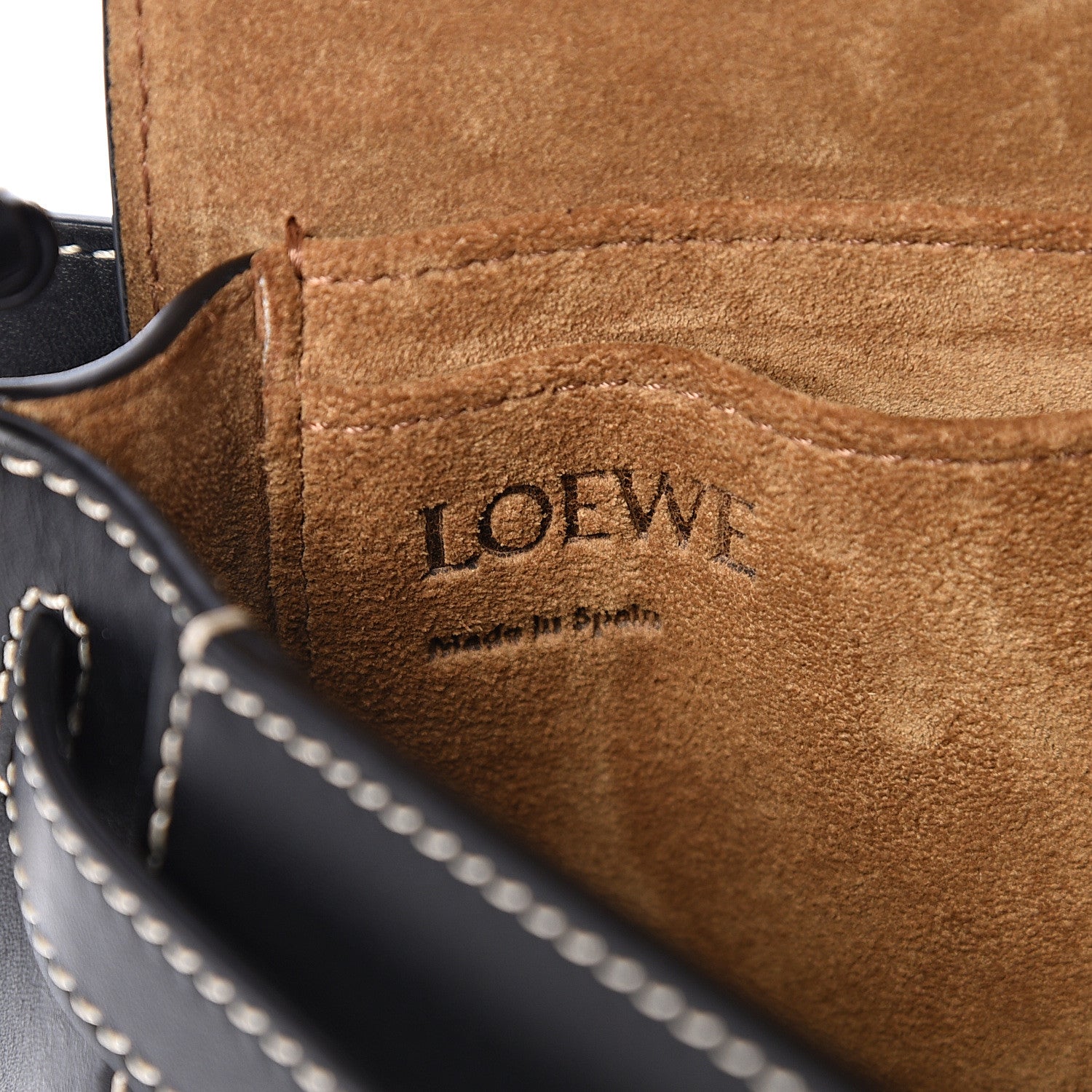 Loewe Calfskin Mini Gate Belt Bag Black 5 of 8