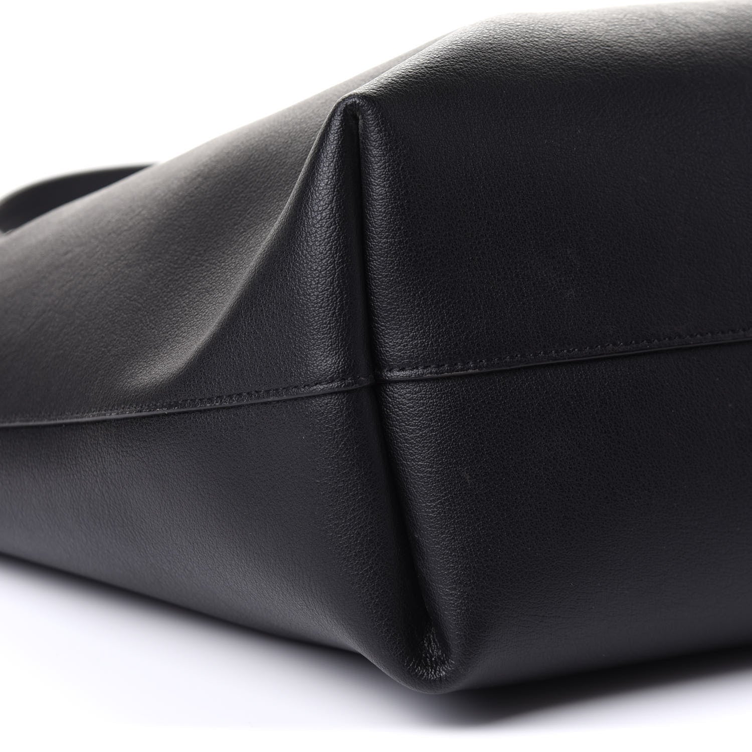 Saint Laurent Calfskin Large Shopping Tote Black 9 of 10