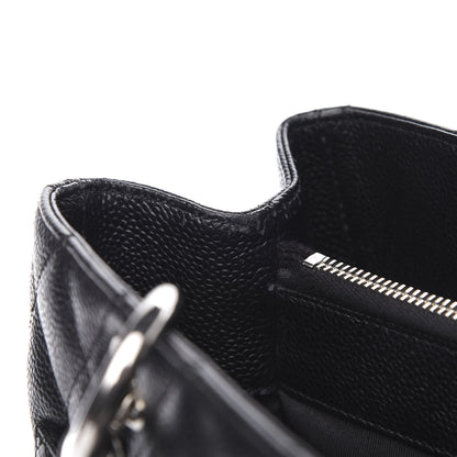 Chanel Caviar Quilted Grand Shopping Tote GST Black 12 of 14