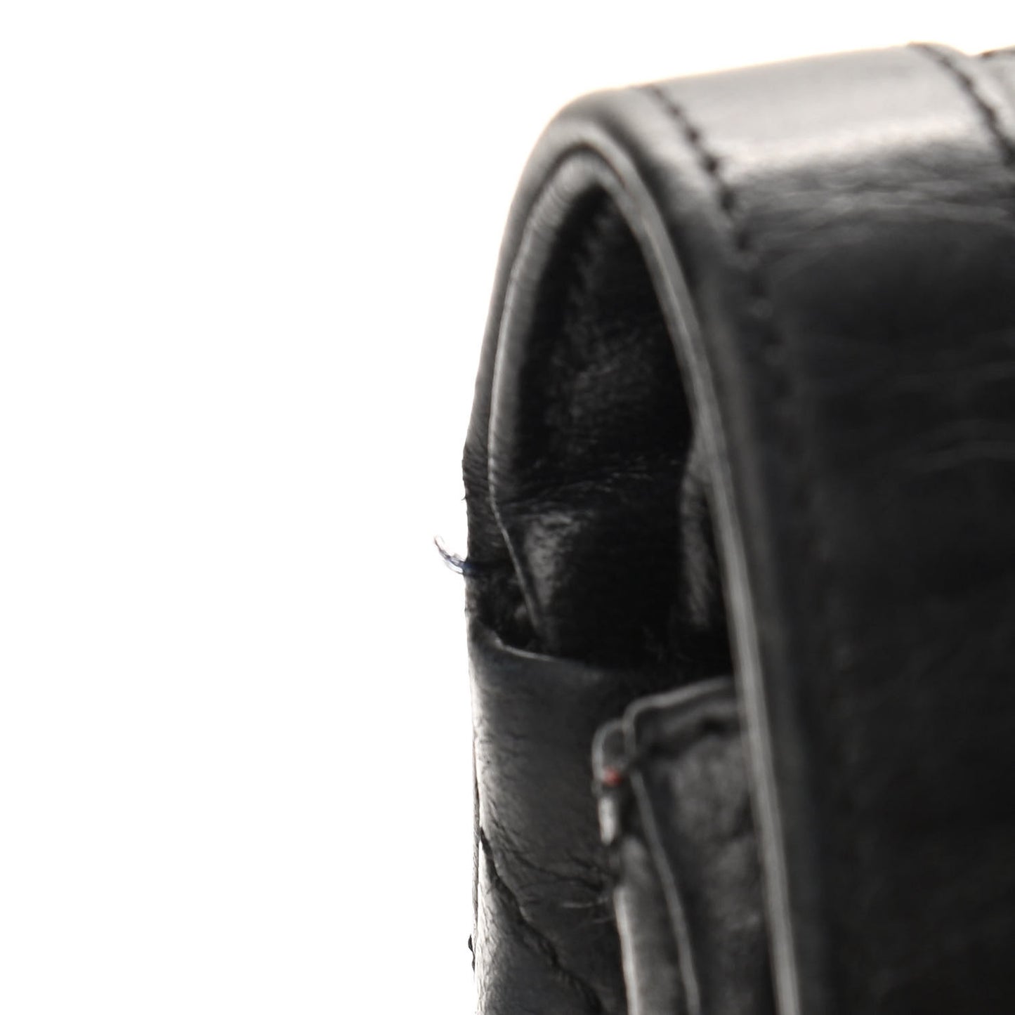 Lambskin Quilted Medium Double Flap Bag Black