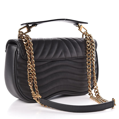 Louis Vuitton Calfskin New Wave Chain MM Black 3 of 11