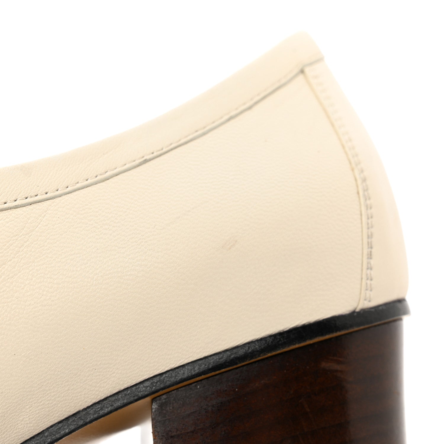 Gucci Malaga Kid Horsebit Platform Loafers 37 Mystic White 20 of 24
