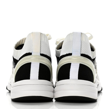 Chanel Fabric Suede Calfskin Stretch CC Sneakers 40 Beige Black 6 of 9