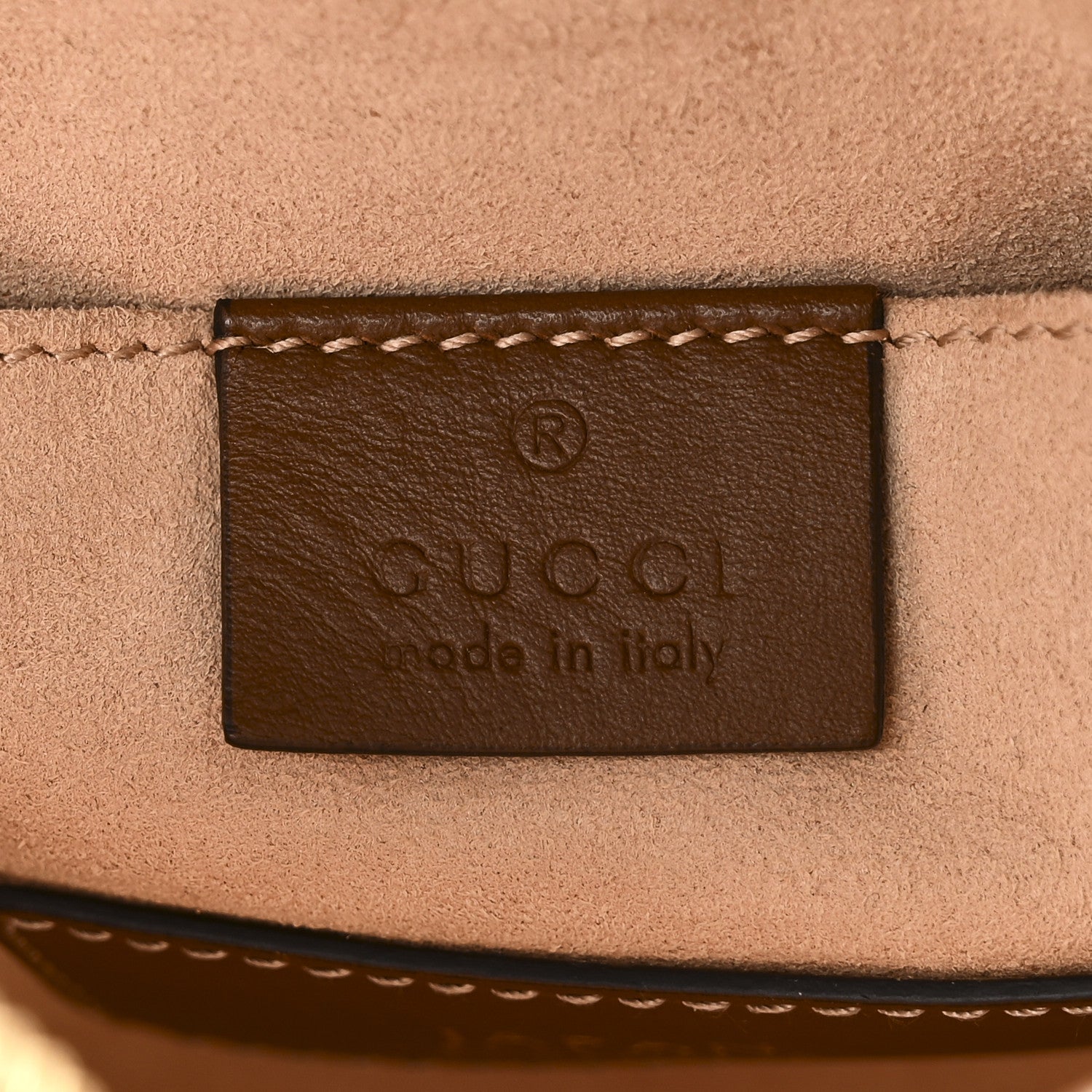 Gucci GG Supreme Monogram Butterfly Embroidered Mini Chain Shoulder Bag Beige Tuscany 6 of 11