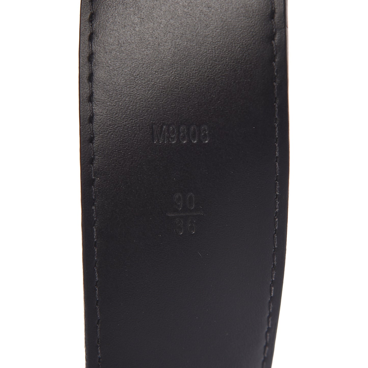 Damier Graphite LV Initiales Belt 90 36