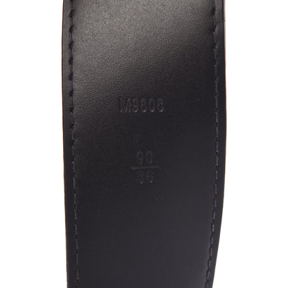 Louis Vuitton Damier Graphite LV Initiales Belt 90 36 5 of 14