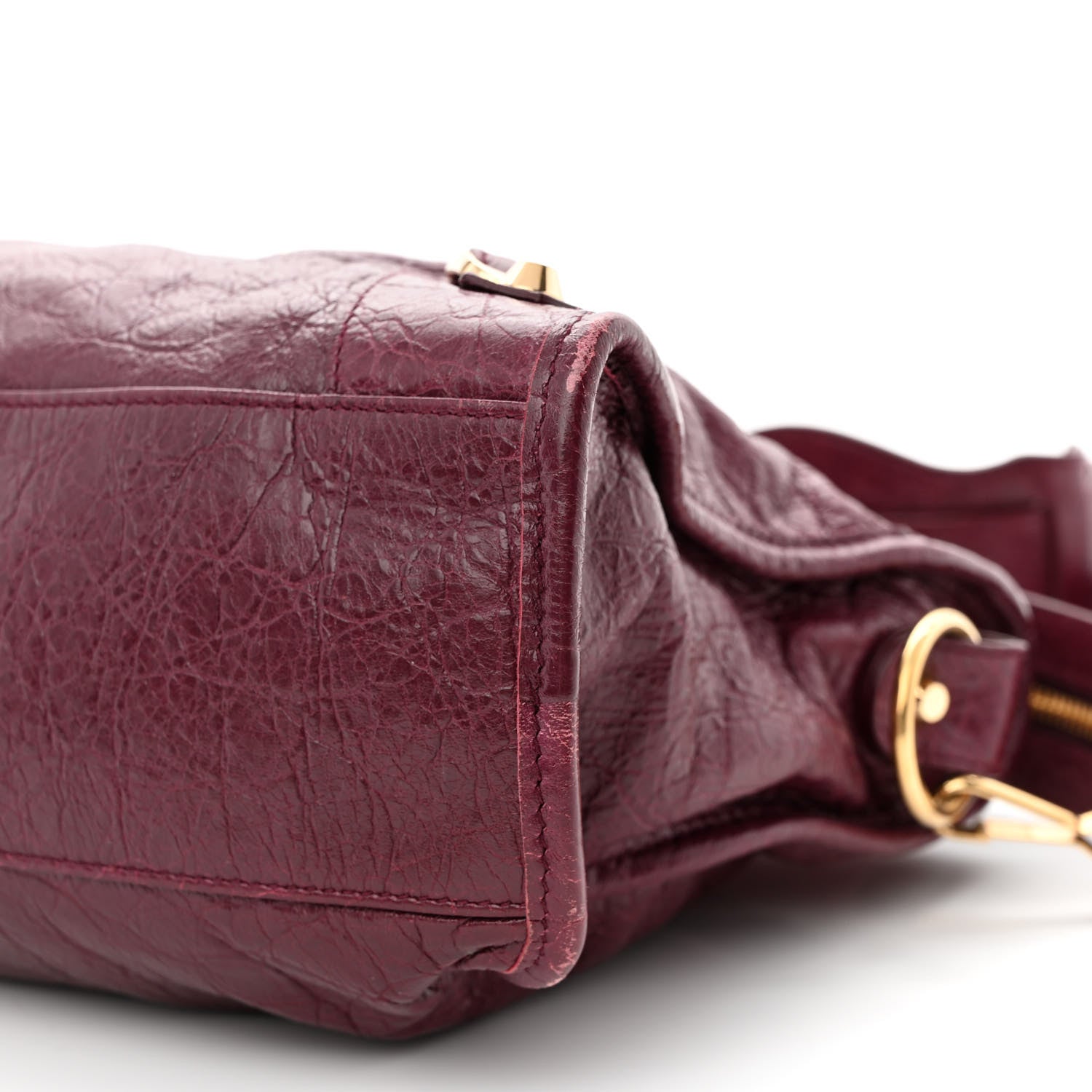 Balenciaga Agneau Classic Gold Hardware S City Violet Prune 10 of 13