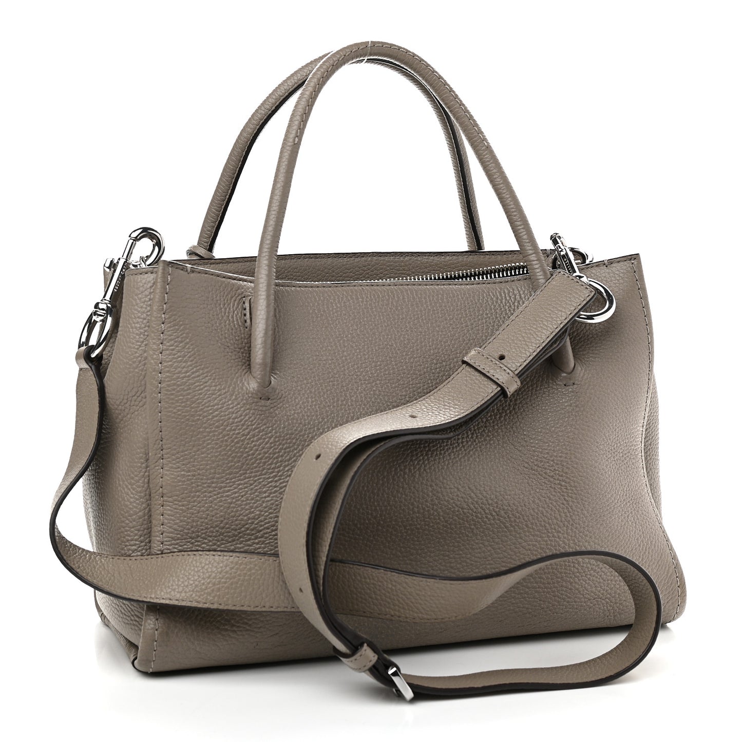 Calfskin Lock That Tote Mink