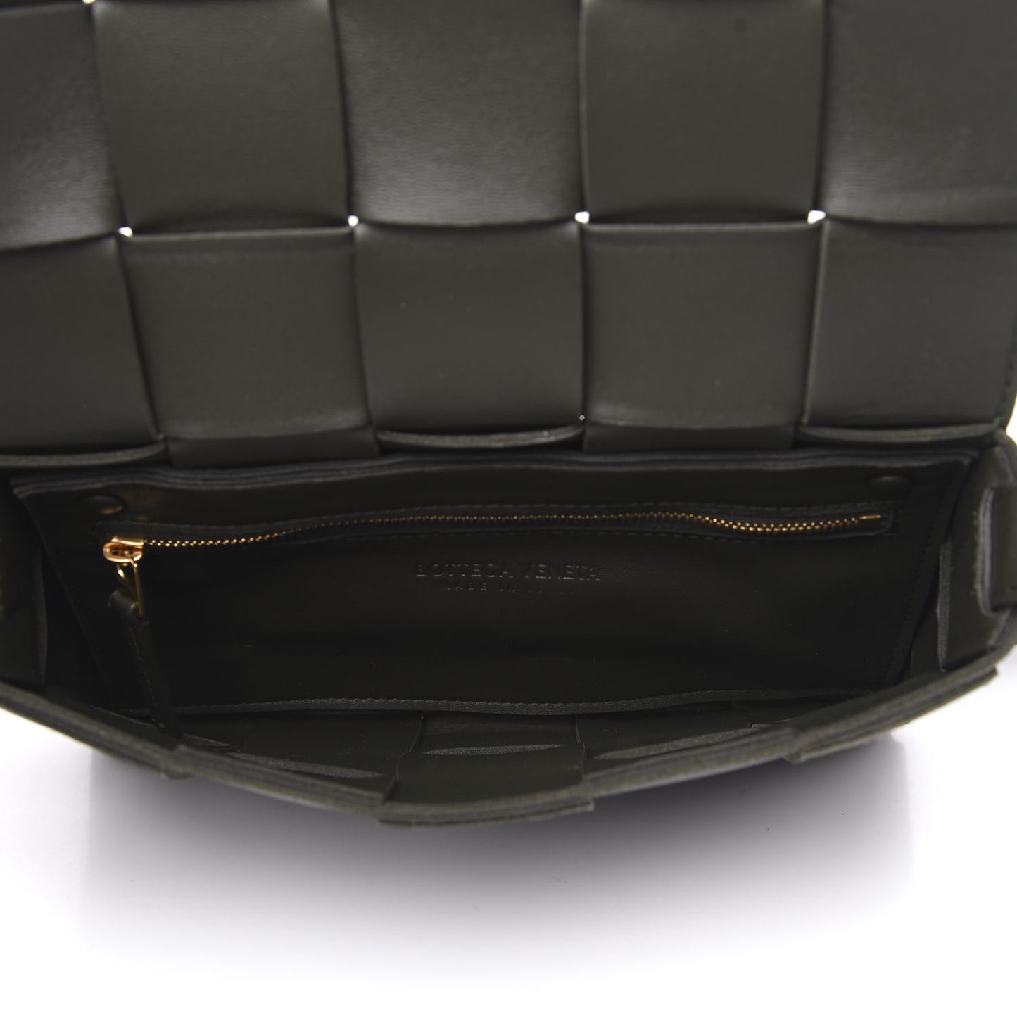 Lambskin Maxi Intrecciato Cassette Crossbody Bag Camping