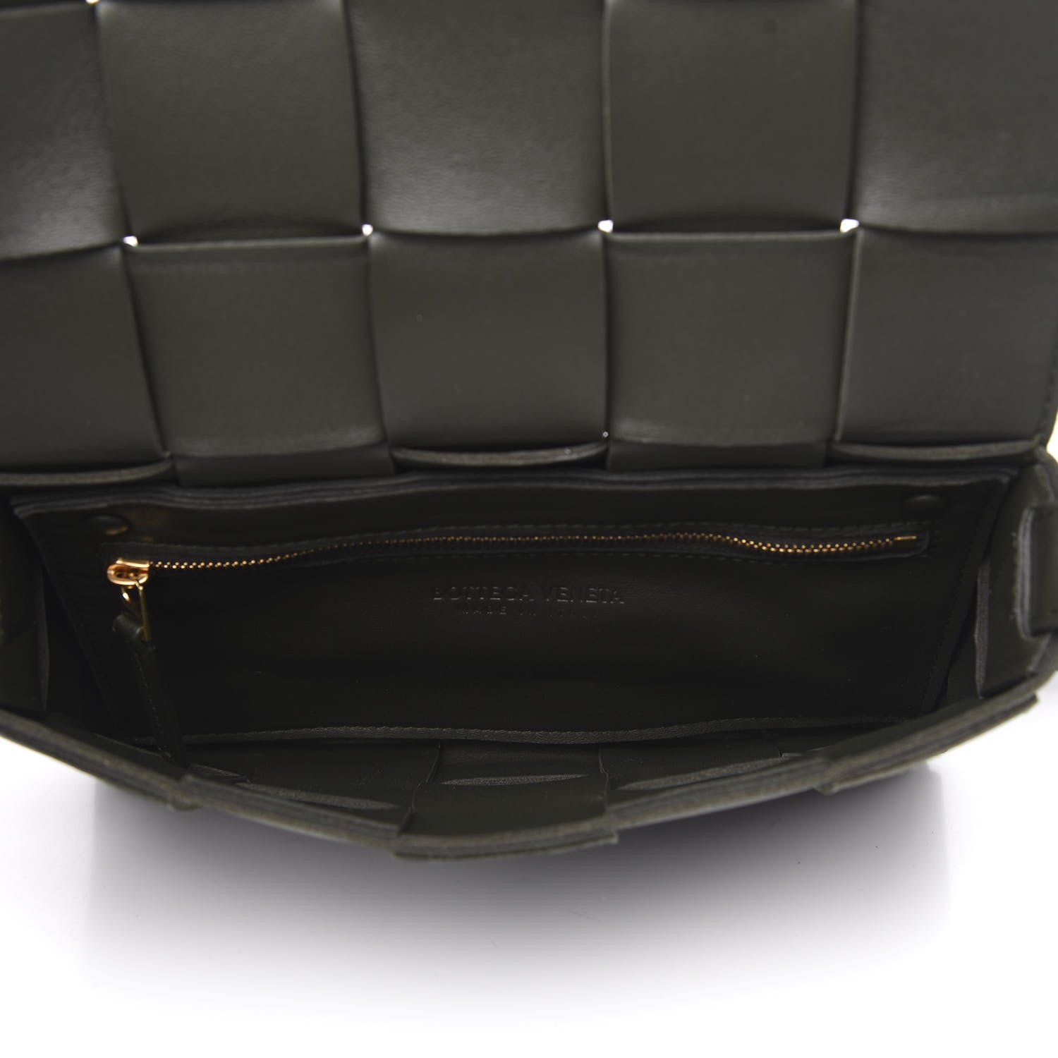 Bottega Veneta Lambskin Maxi Intrecciato Cassette Crossbody Bag Camping 5 of 8
