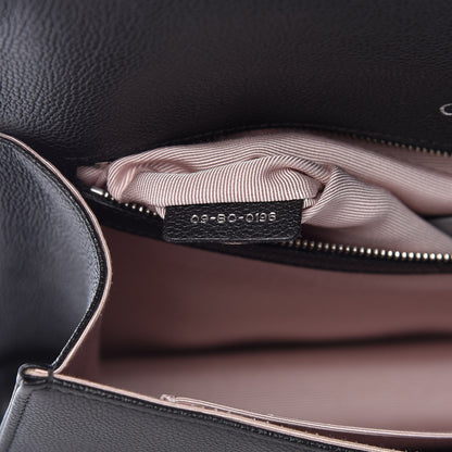Christian Dior Grained Calfskin Large Diorama Flap Bag Black 8 of 12