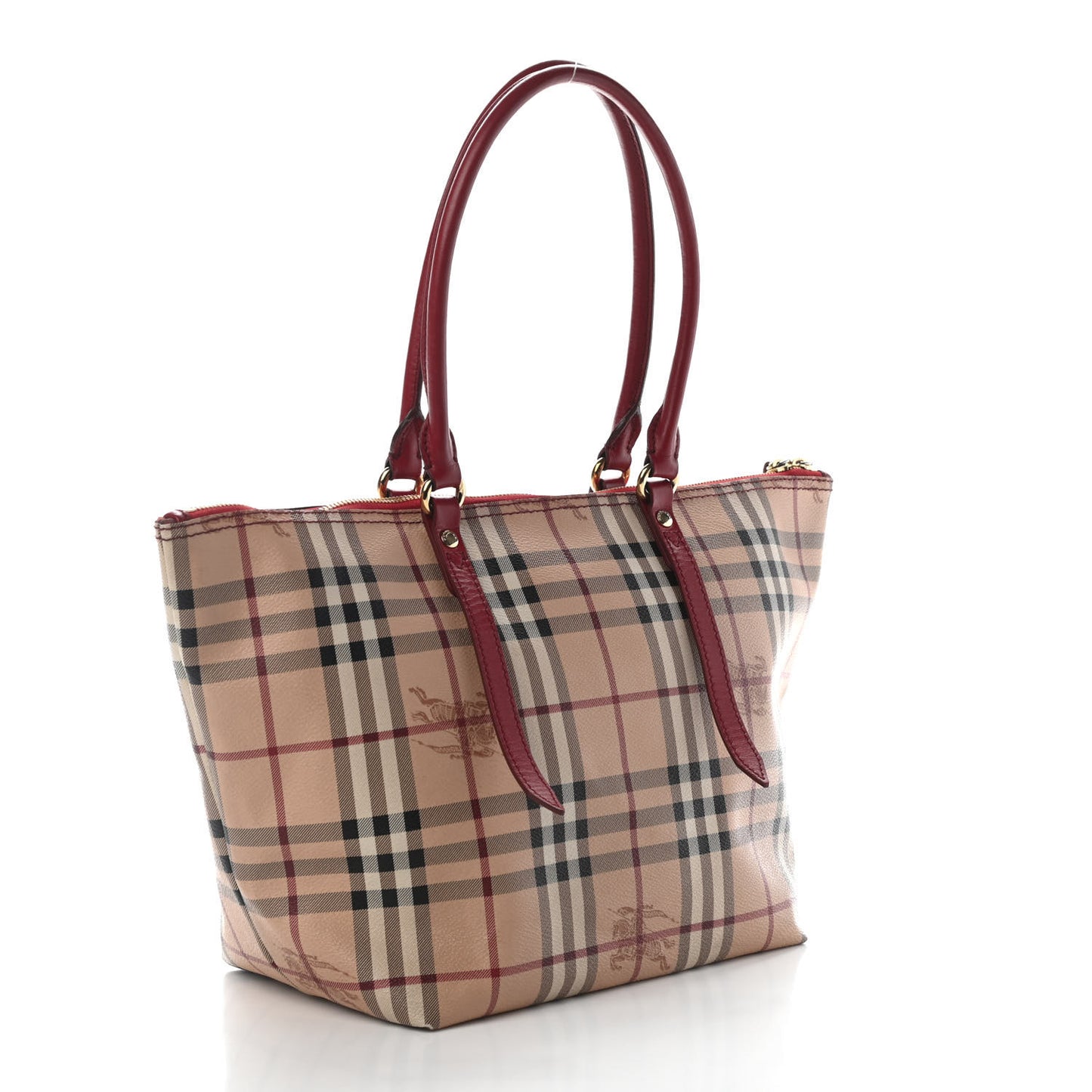 Haymarket Check Small Salisbury Tote Military Red