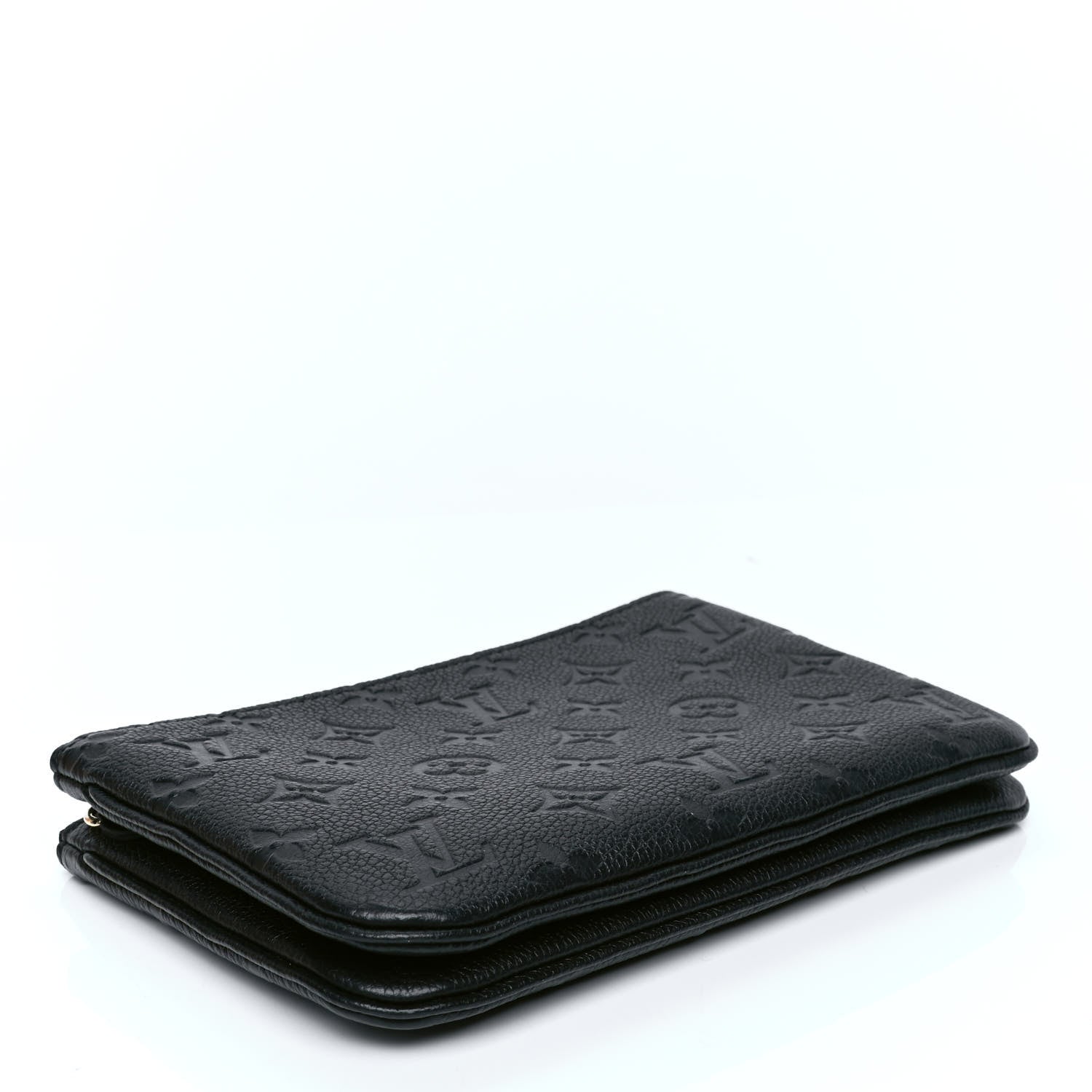 Louis Vuitton Empreinte Double Zip Pochette Black 3 of 4