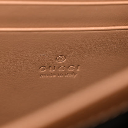 Gucci Calfskin Matelasse Monochrome GG Marmont Chain Wallet Camelia 6 of 10