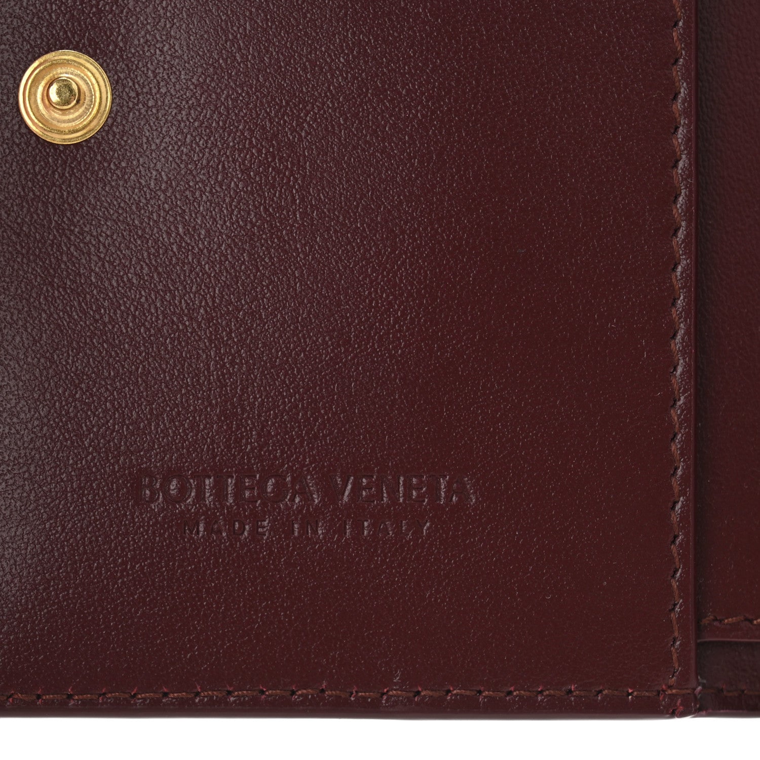 Bottega Veneta Nappa Intrecciato Small Bi-Fold Zip Wallet Barolo 6 of 10