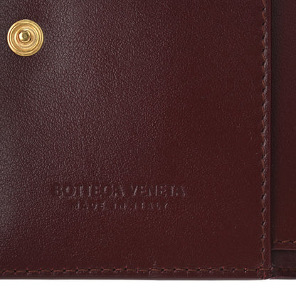 Bottega Veneta Nappa Intrecciato Small Bi-Fold Zip Wallet Barolo 6 of 10