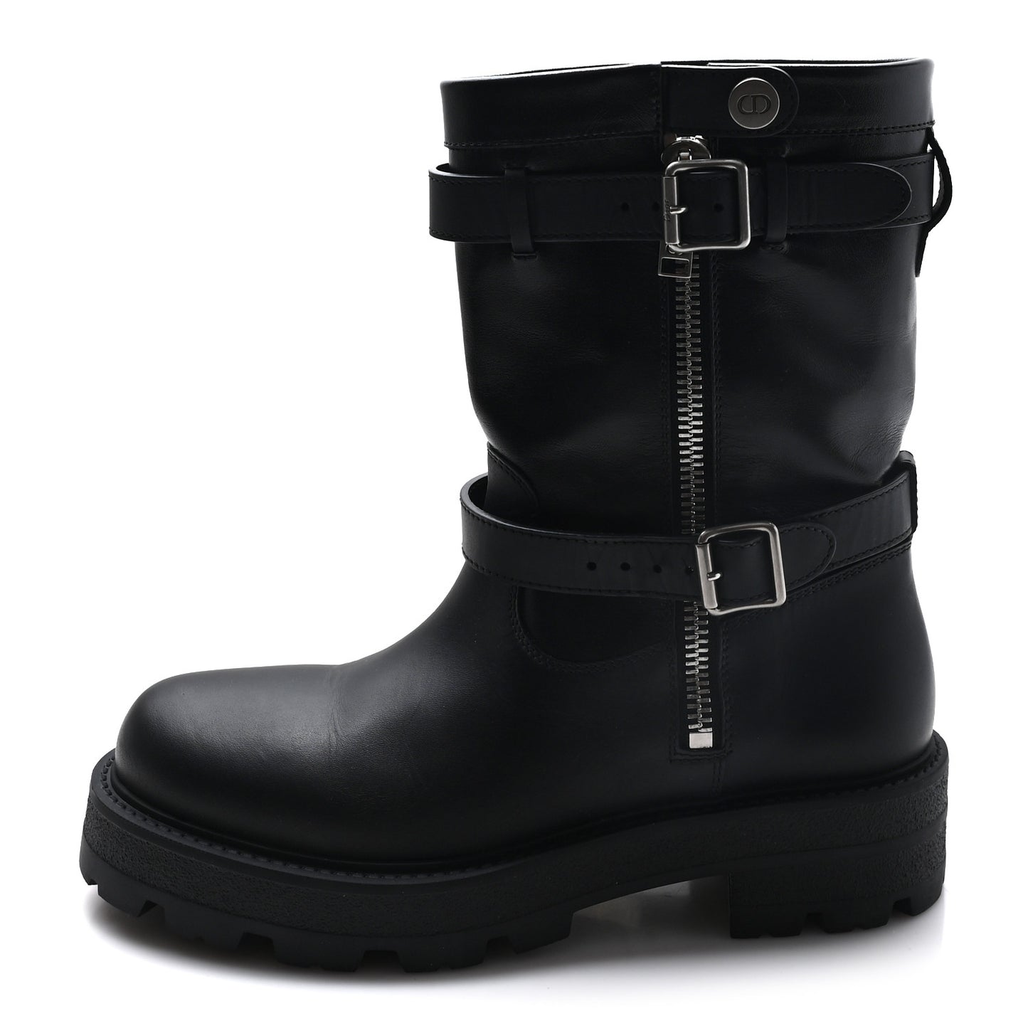 Calfskin D-Major Ankle Boot  39.5 Black