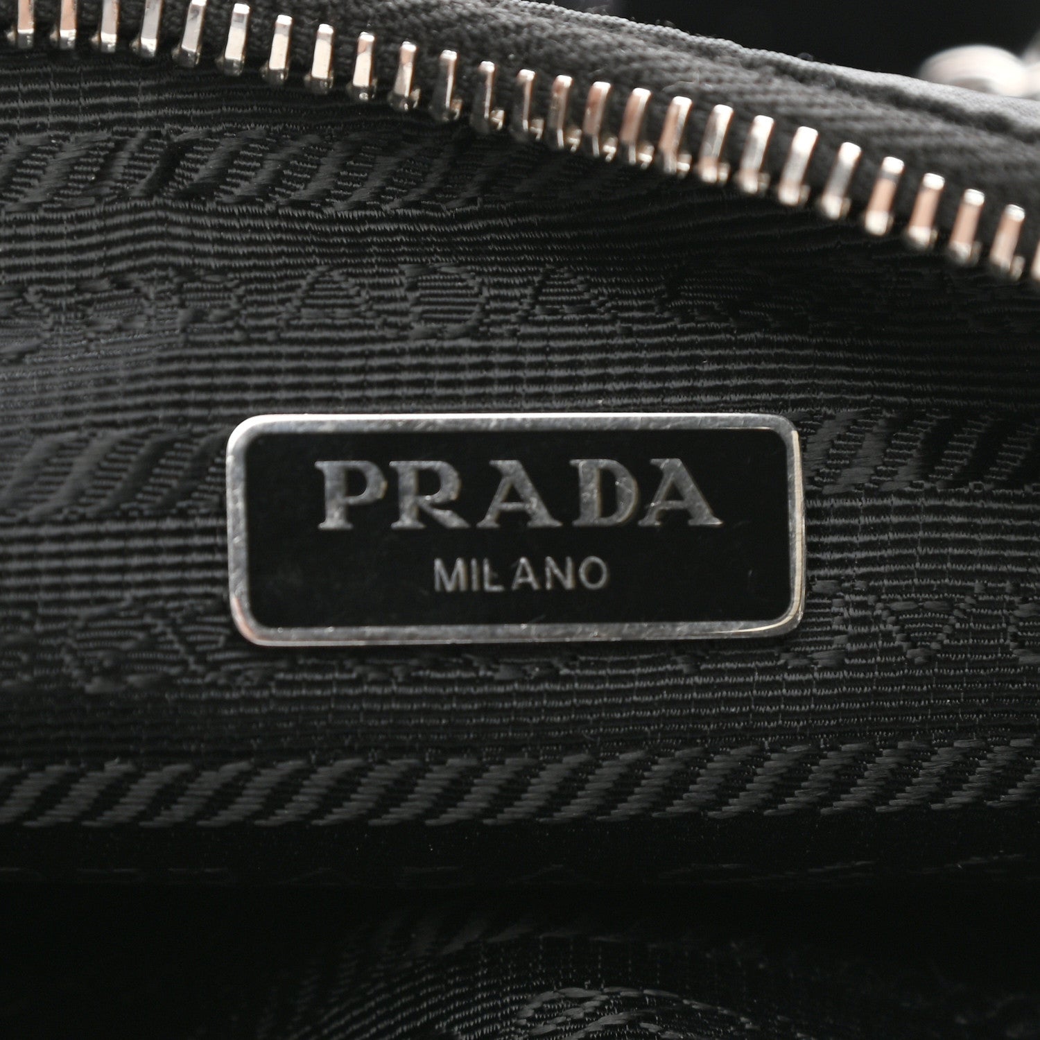 Prada Nylon Re-Edition 2005 Shoulder Bag Black 6 of 14
