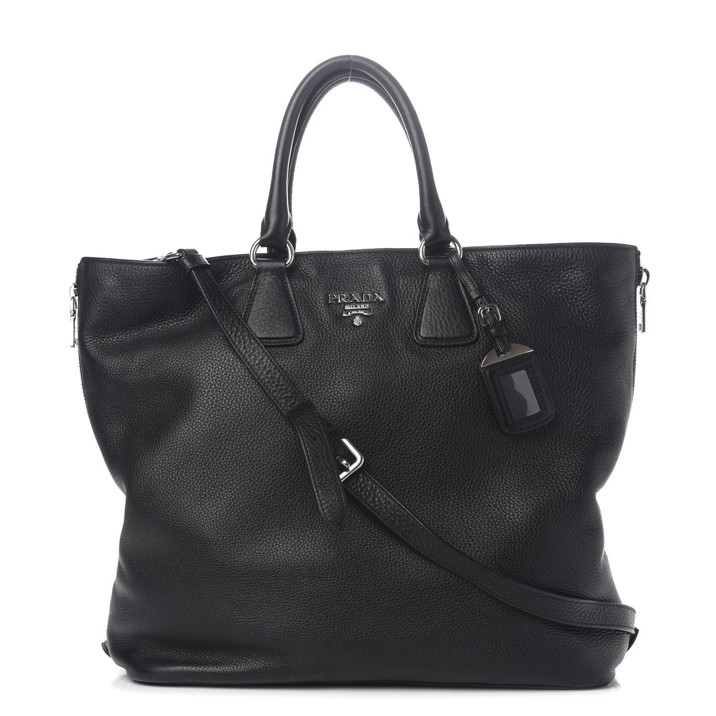 Vitello Phenix Tote Black