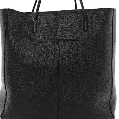 Alexander Wang Pebbled Calfskin Large Prisma Skeletal Tote Black Rose Gold Hardware 11 of 15