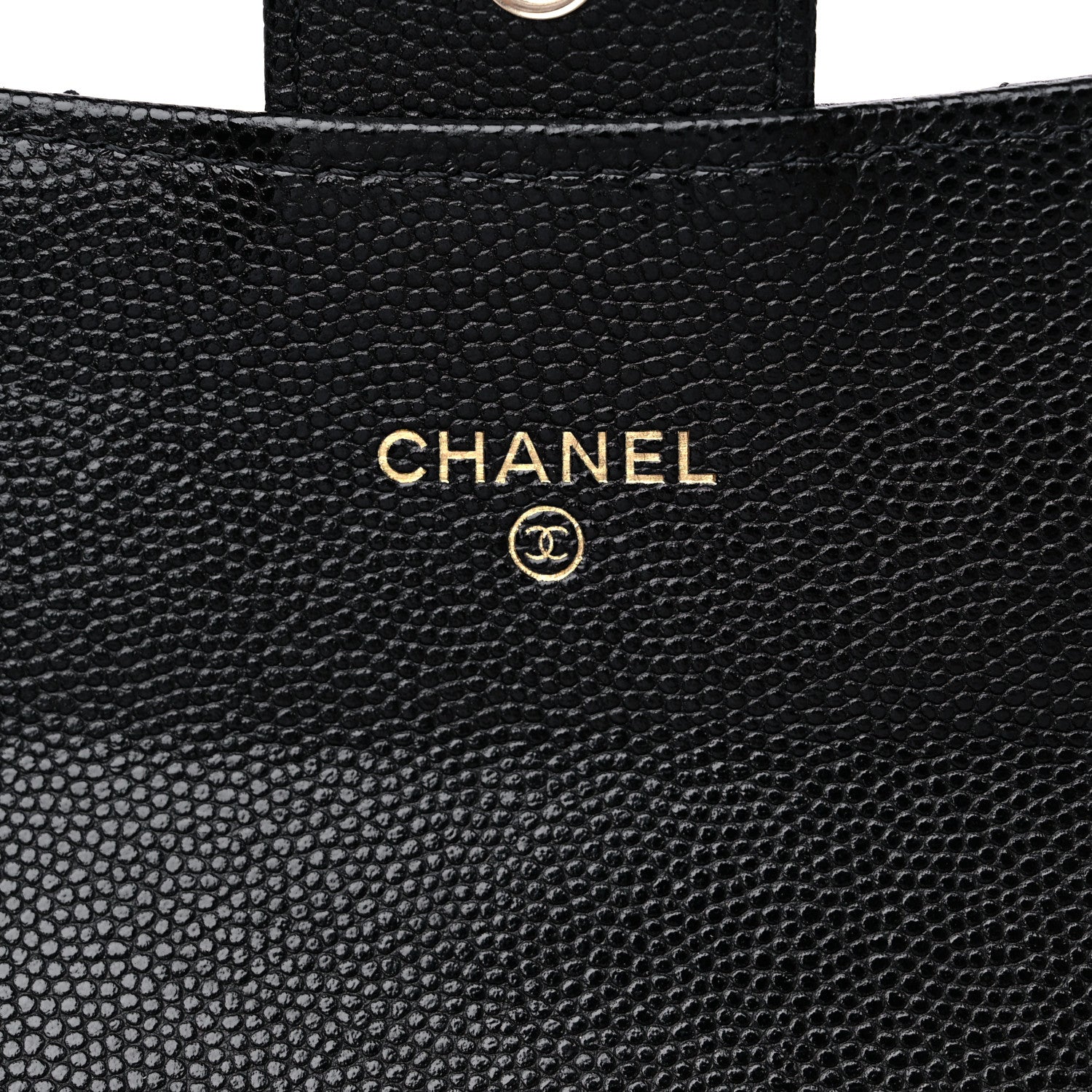 Chanel Caviar Quilted Medium Gusset Flap Wallet Black 6 of 11