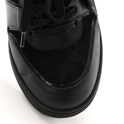 Louis Vuitton Epi Suede Postmark Wedge Sneakers 37 Black 11 of 12