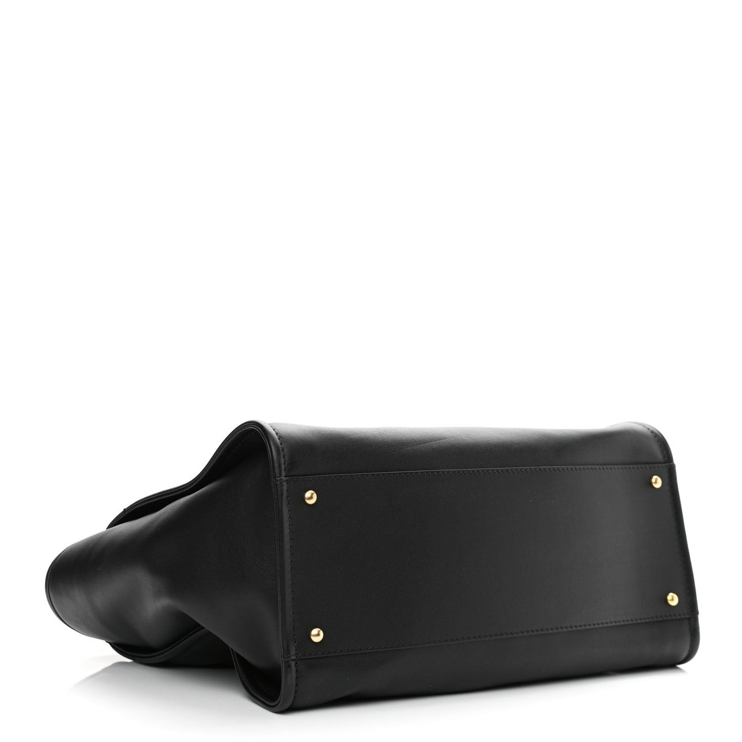 Calfskin Medium Deauville Tote Black Multicolor