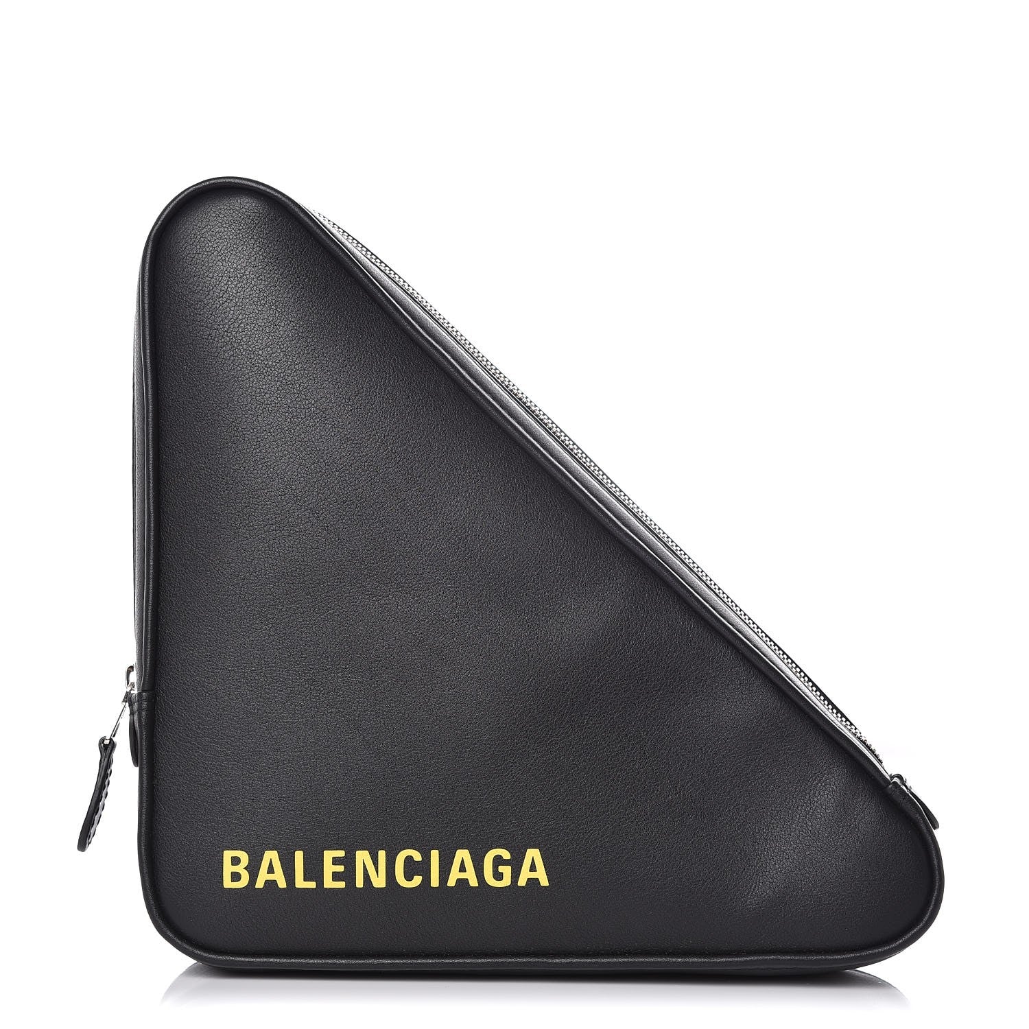 Balenciaga Calfskin M Triangle Pouch Black 1 of 7