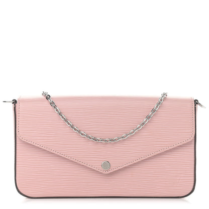 Louis Vuitton Epi Pochette Felicie Rose Ballerine 3 of 13