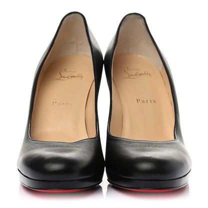 Christian Louboutin Nappa Kabetts 100 Pumps 39 Black Lucido 2 of 11