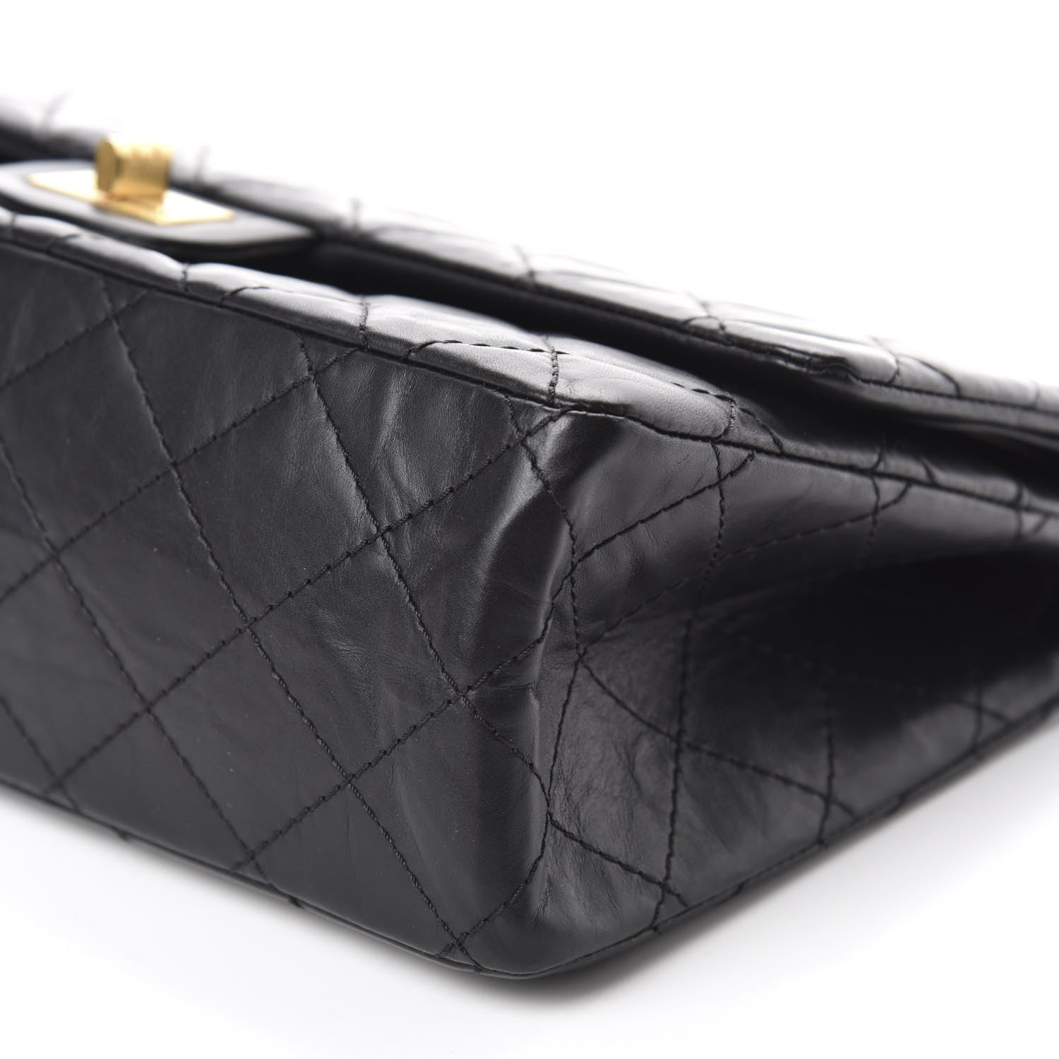 Chanel Aged Calfskin Quilted 2.55 Reissue 226 Flap Black 7 of 11