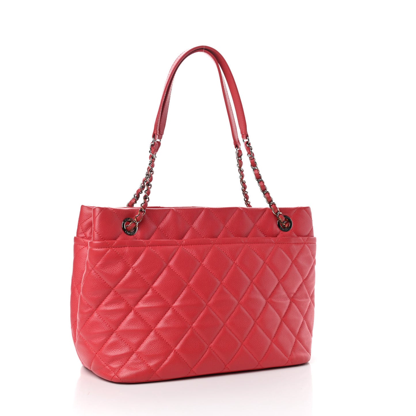 Caviar Quilted Timeless CC Soft Tote Pink