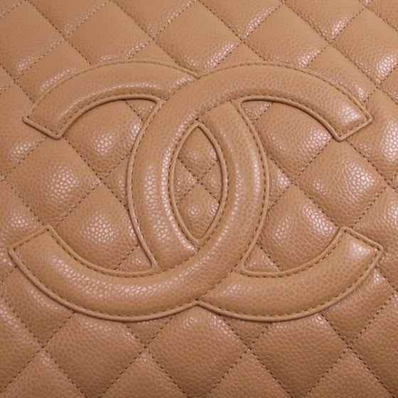 Caviar CC Shopper Tote Tan