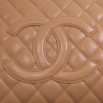 Chanel Caviar CC Shopper Tote Tan 7 of 11
