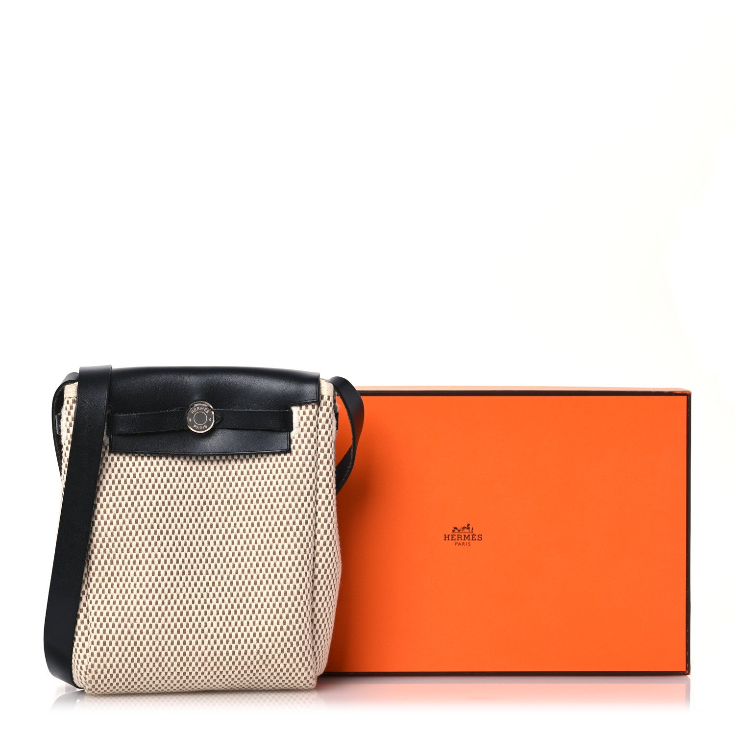 Hermes Toile Herbag TPM Natural Black 17 of 17