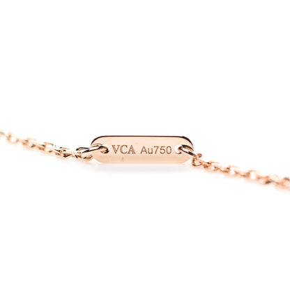 Van Cleef & Arpels 18K Rose Gold Sweet Alhambra Pendant Necklace 4 of 6