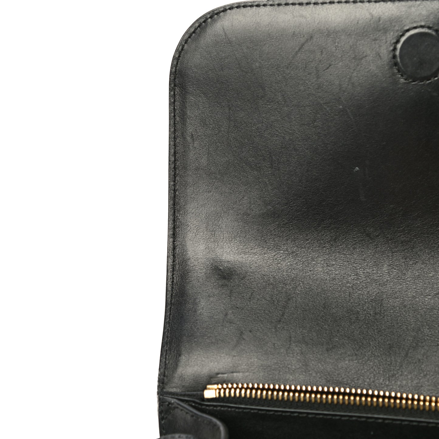 Calfskin Studded Small Padlock Crossbody Bag Black