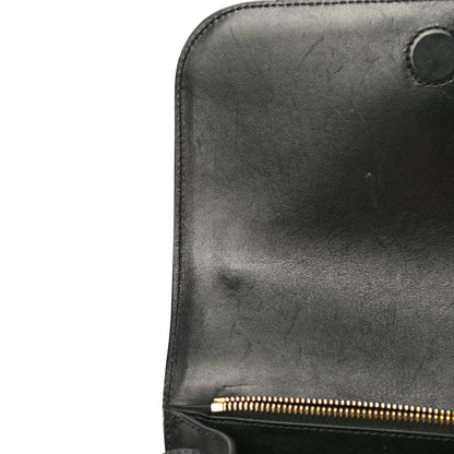 Alexander McQueen Calfskin Studded Small Padlock Crossbody Bag Black 12 of 21