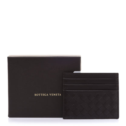 Bottega Veneta Nappa Intrecciato Card Holder Coffee 7 of 7