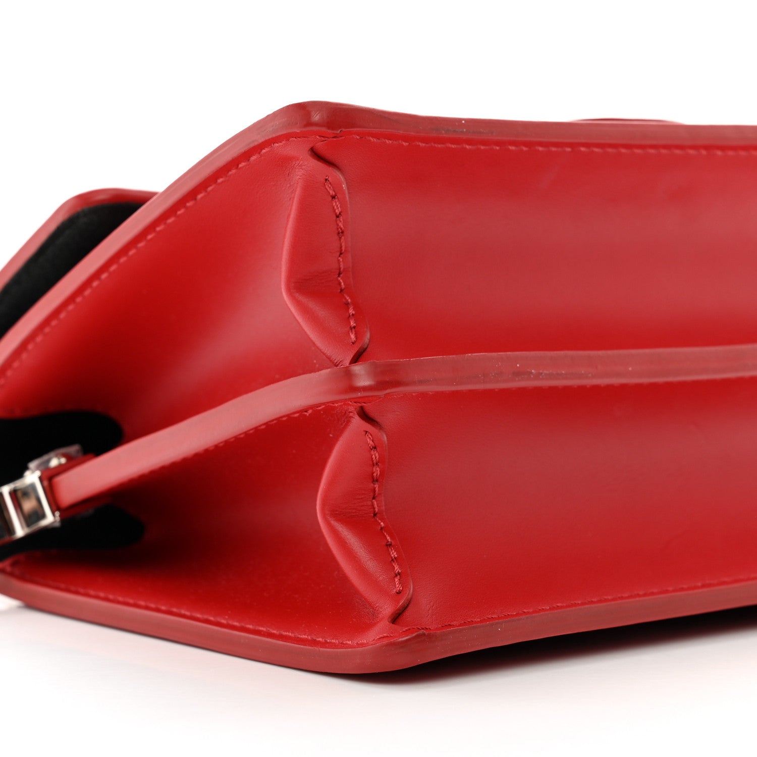 Louis Vuitton Patent Calfskin Monogram Lace Dauphine Mini Red 9 of 10